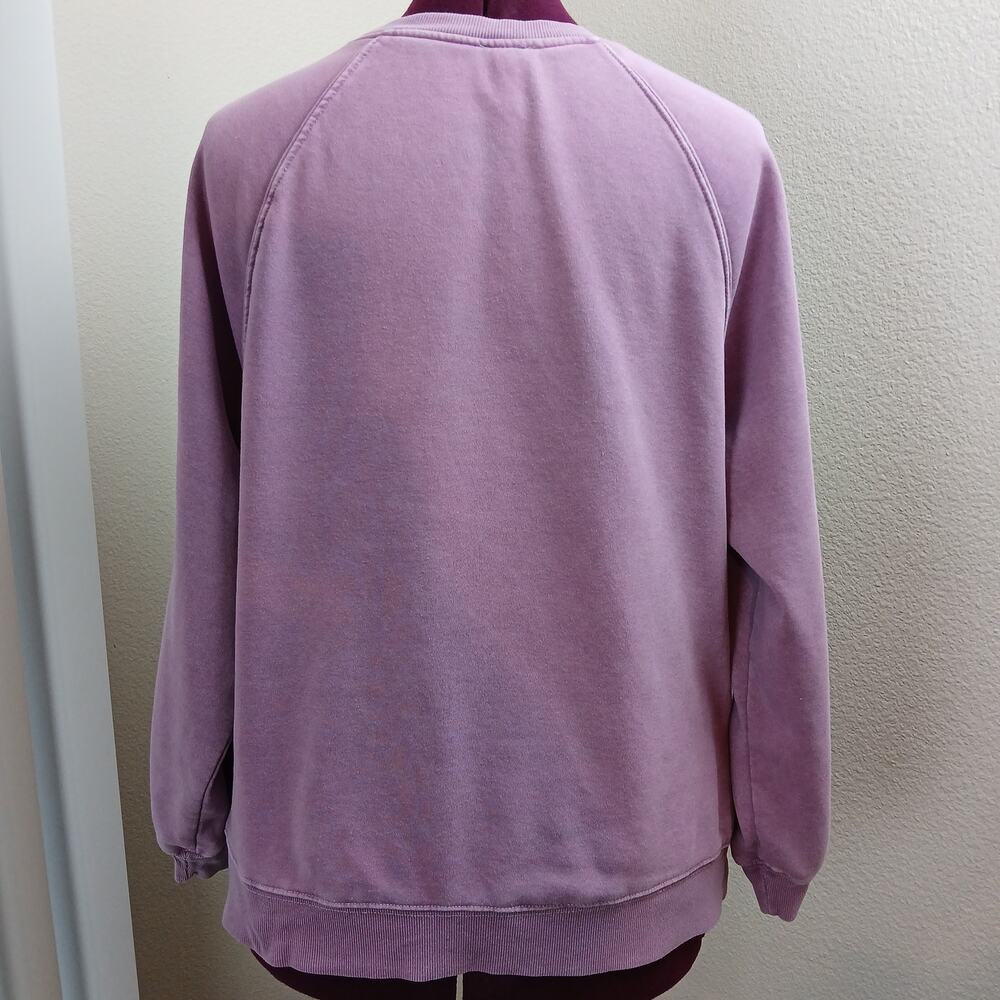 Planet Heart Retro "Los Angeles CA 2004" Sweatshirt L purple raglan long sleeve - Picture 3 of 12